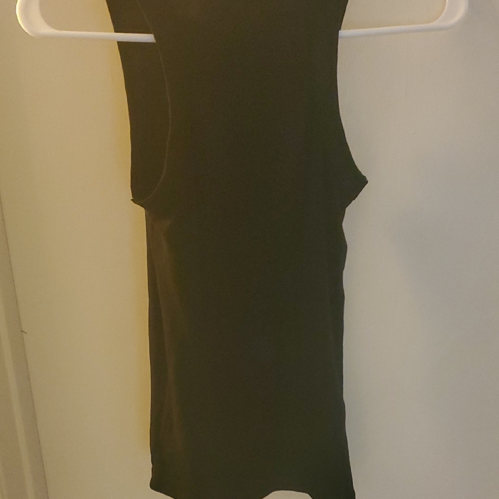 Enza Costa Black Fitted Sleeveless Tank Top - Picture 4 of 5